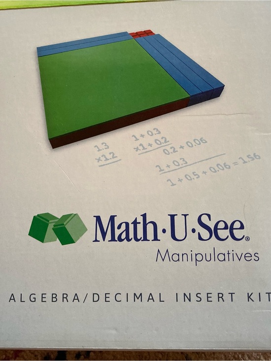 Other - Math-U-See Algebra/Decimal Insert Kit
